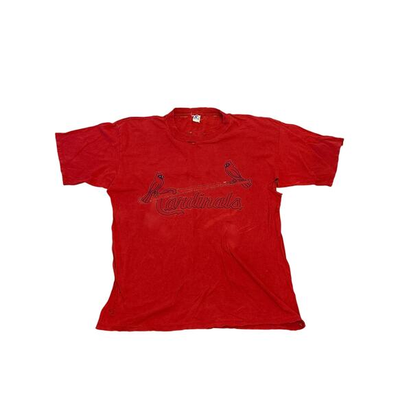 Vintage 1997 Marc McGwire Cardinals thrashed starter shirt Large USA distressed - Picture 2 of 6